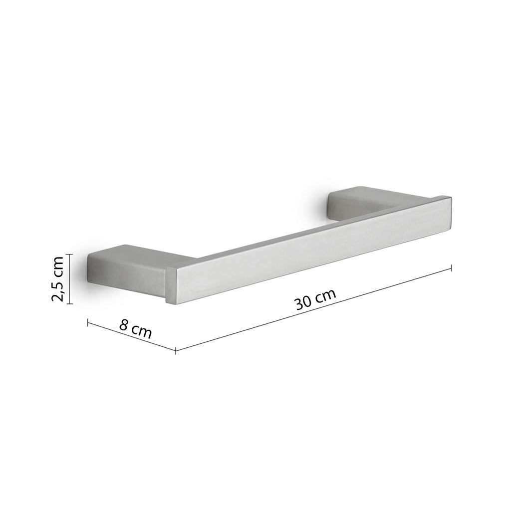 Portasalviette 30 cm in Acciaio Inox AISI 304 e Cromall Maui di Gedy - Spazzolato