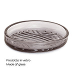 Portasapone in vetro Gedy serie Corinne - Trasparente