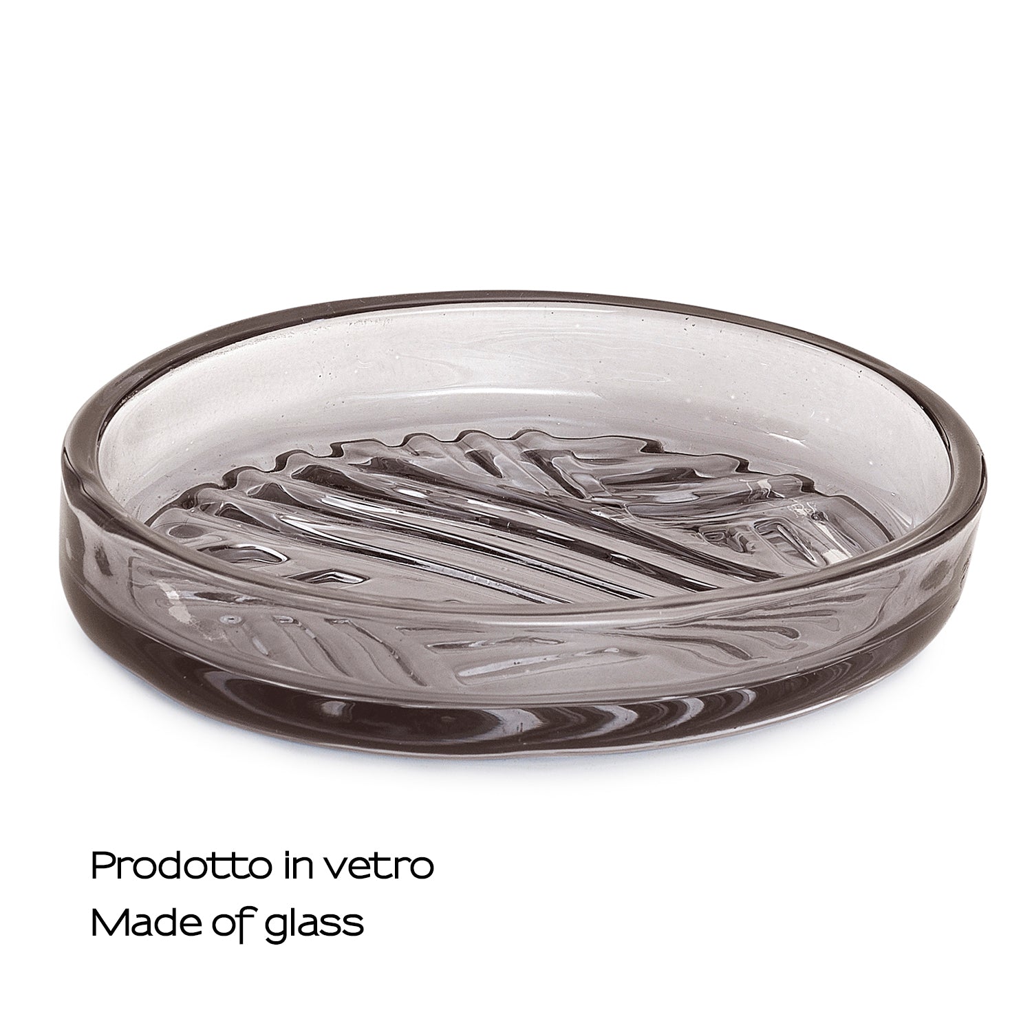 Portasapone in vetro Gedy serie Corinne - Trasparente