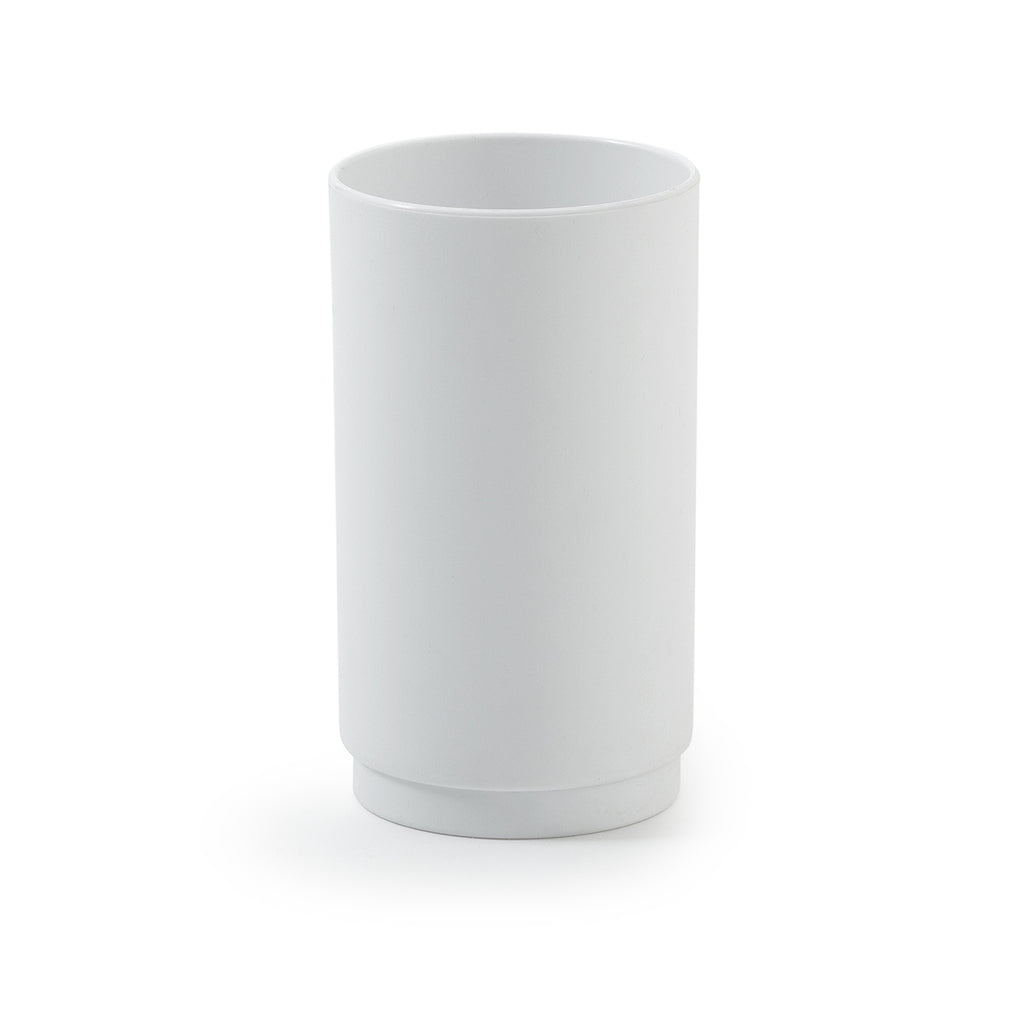 Portaspazzolini in resina Gedy serie Sharon - Bianco Matt