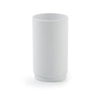 Portaspazzolini in resina Gedy serie Sharon - Bianco Matt