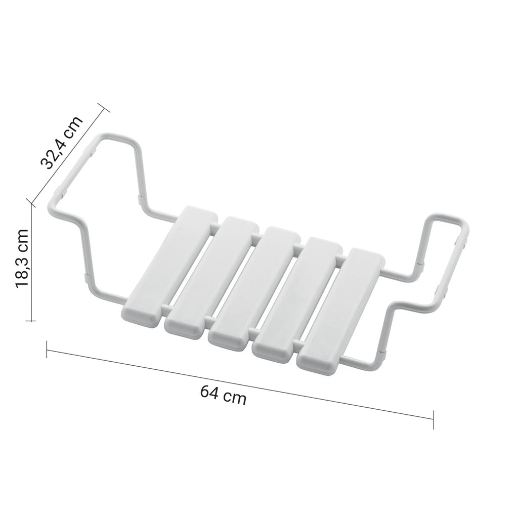 Sedile estensibile per vasca modello Sicura di Gedy - Bianco