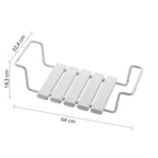 Sedile estensibile per vasca modello Sicura di Gedy - Bianco