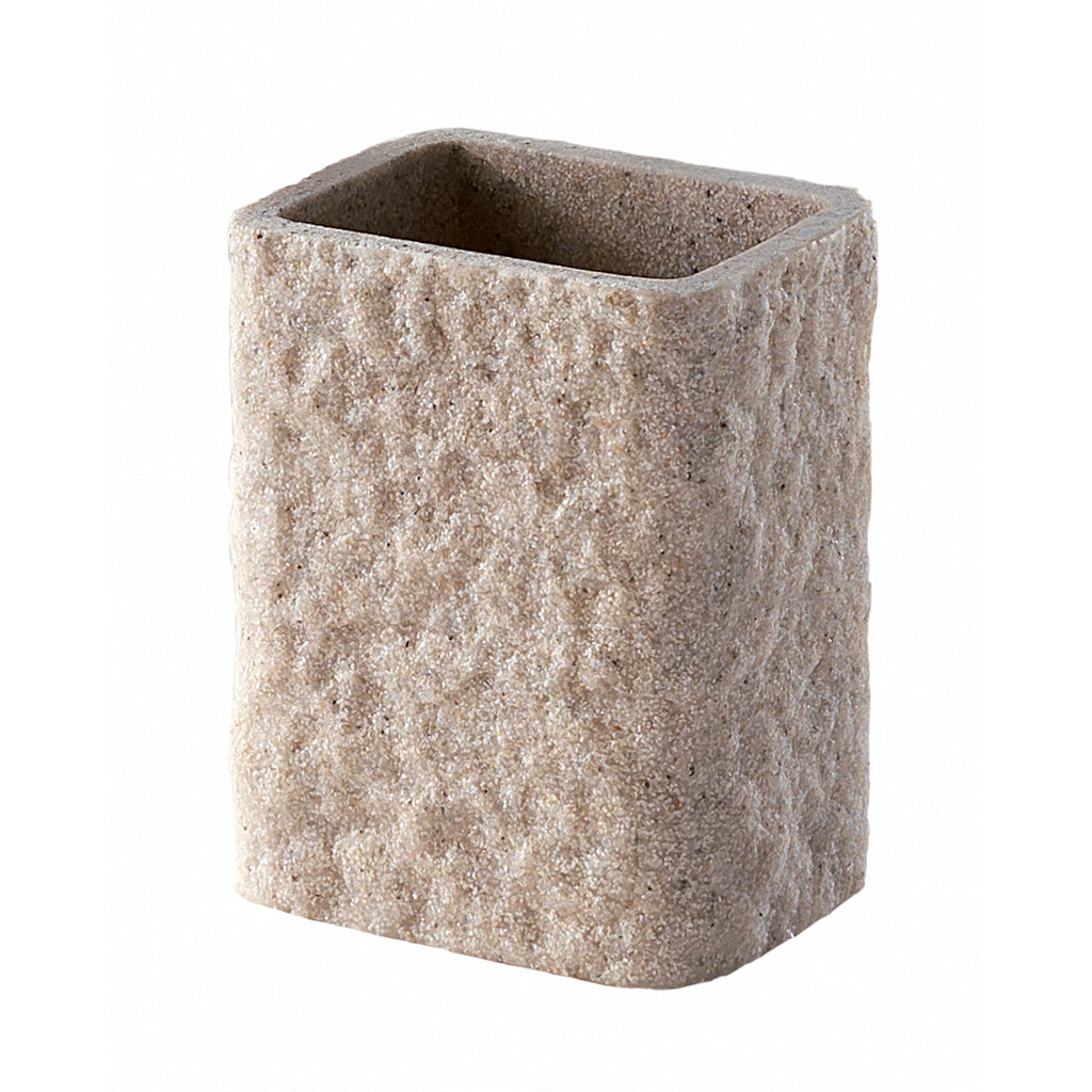 Portaspazzolini da appoggio Gedy serie Aries - Beige