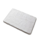 Tappeto bagno 40x60 cm modello Fuzzy di Gedy - Bianco