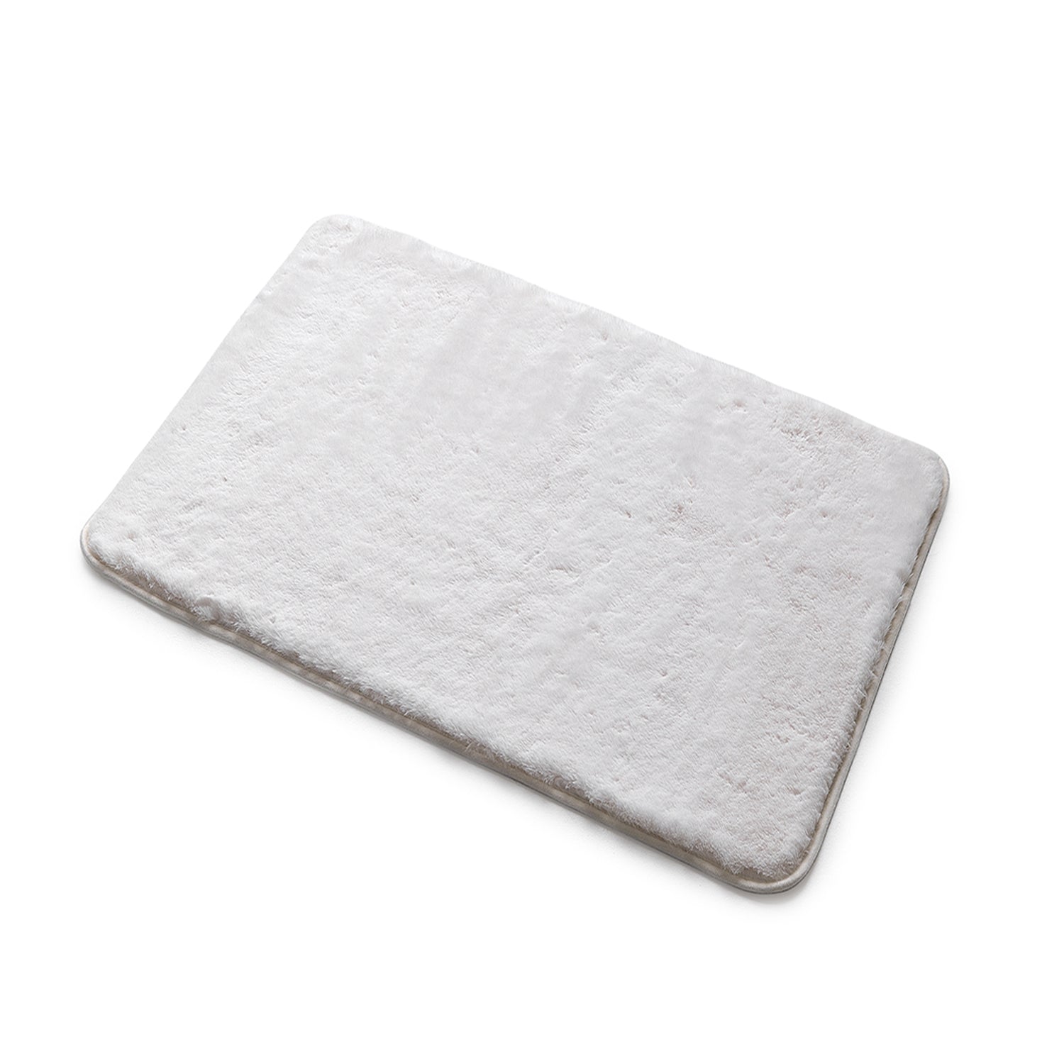 Tappeto bagno 40x60 cm modello Fuzzy di Gedy - Bianco