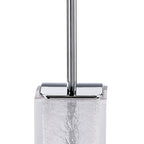 Scopino da appoggio con ciuffo in setole Gedy serie Antares - Bianco