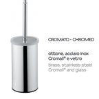 Scopino in Acciaio Inox Gedy serie Canarie - Cromato