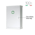 Armadietto farmacia 25x39 con chiave e 1 ripiano modello Jolly di Gedy - Bianco