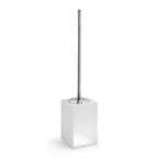 Scopino in resina e sabbia Gedy serie Sofia - Bianco