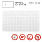 Tappeto antiscivolo vasca 38x60 modello Maim di Gedy - Trasparente