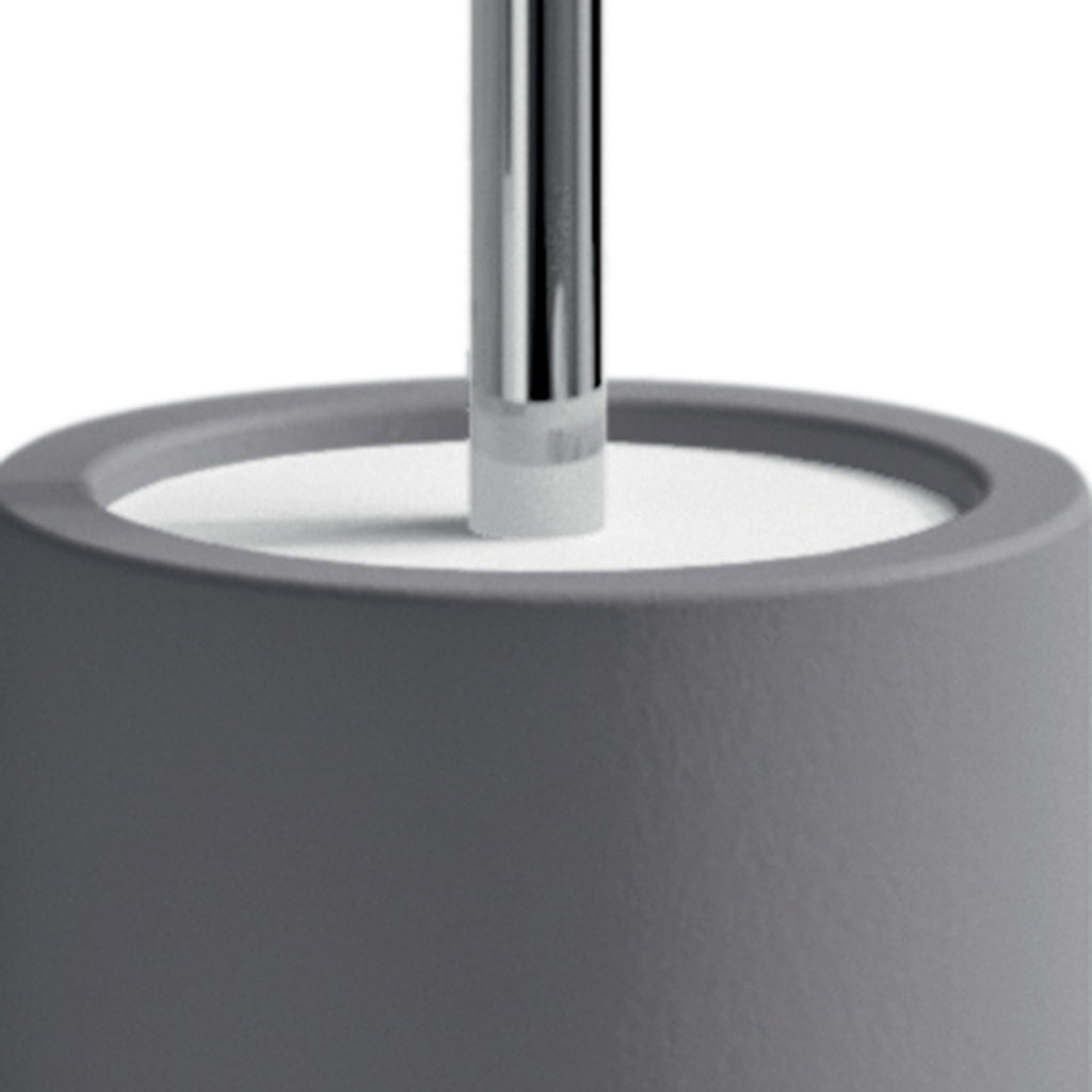 Scopino in ceramica Gedy serie New Mizar - Grigio