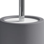 Scopino in ceramica Gedy serie New Mizar - Grigio