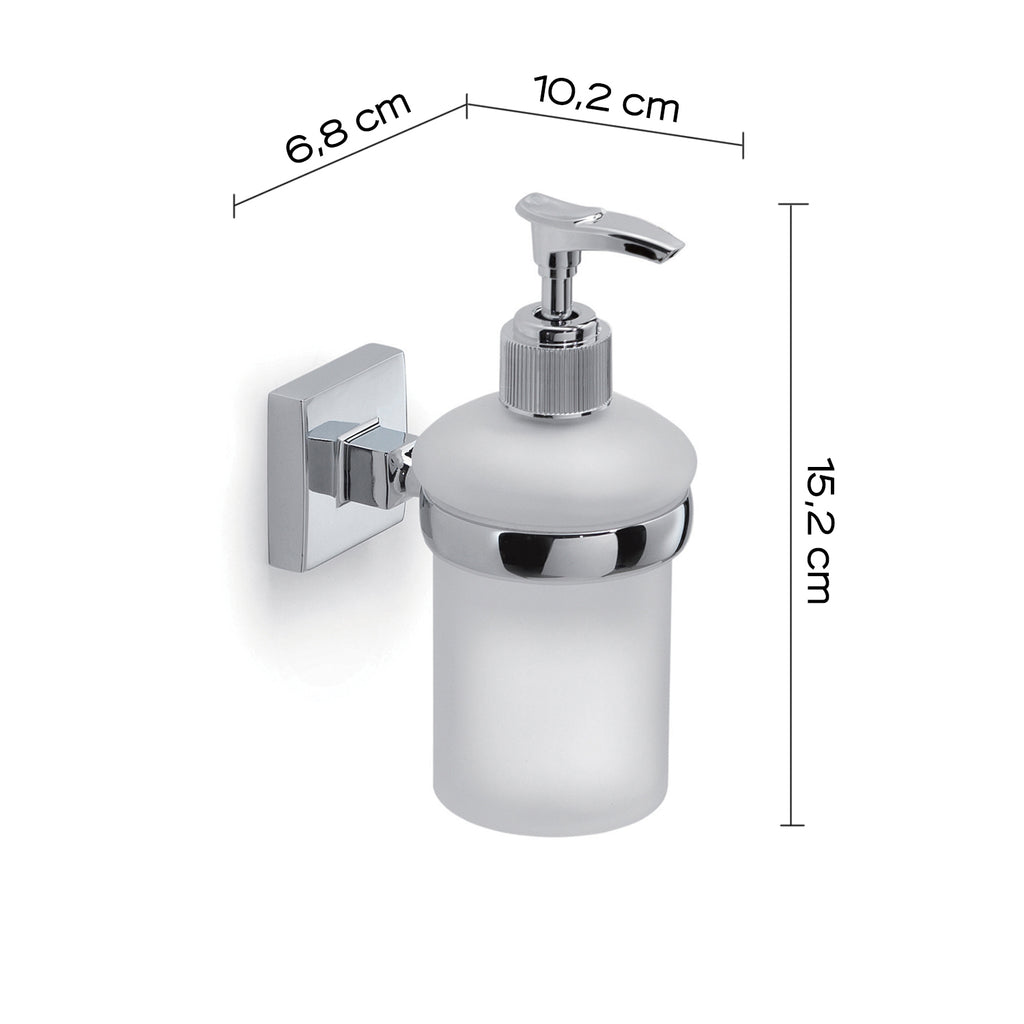 Dispenser sapone a muro di Gedy serie Olimpo - Cromato