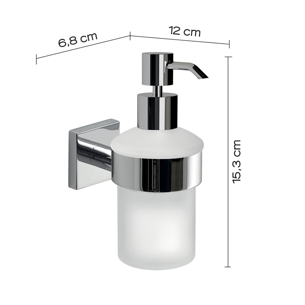 Dosasapone con erogatore in Cromall Gedy serie Fuji - Cromato