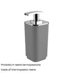 Dosasapone da appoggio Gedy serie Seventy - Grigio