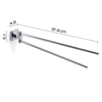 Porta asciugamani a snodo di Gedy serie Olimpo - Cromato