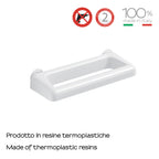 Porta asciugamani 30 cm di Gedy serie Junior - Bianco