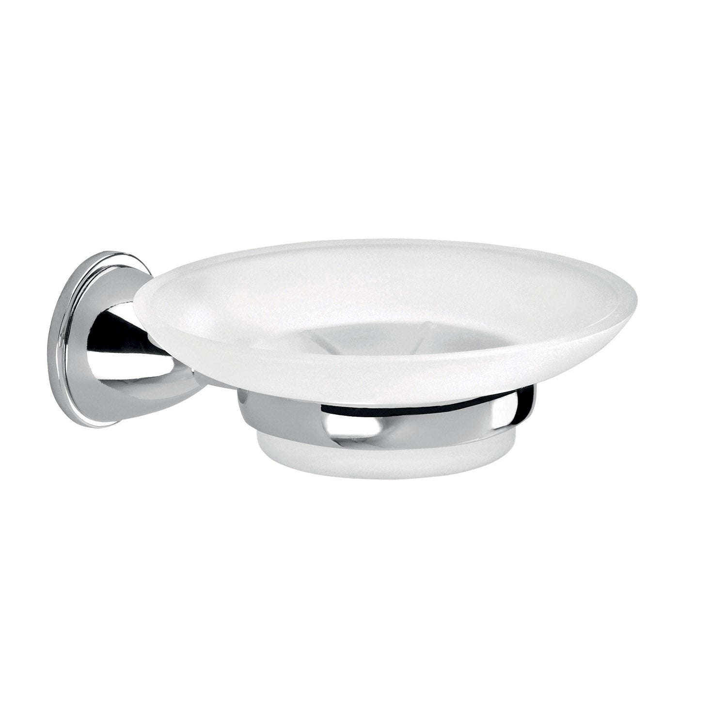 Portasapone in Acciaio Inox Genziana di Gedy - Cromato