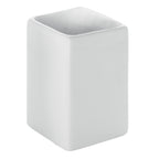 Portaspazzolini in ceramica Gedy serie Verbena - Bianco
