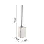 Scopino wc in ceramica Gedy serie Lucrezia - Bianco