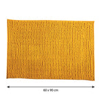 Tappetino da bagno STEFANIA CINIGLIA in microfibra 60x90 cm giallo