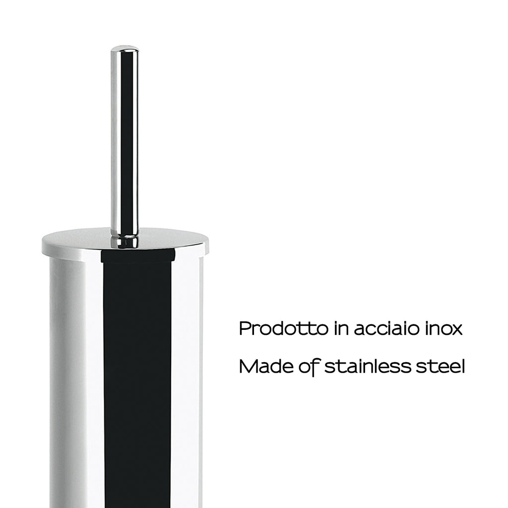 Scopino modello Diaspro di Gedy in Acciaio Inox - Cromato lucido