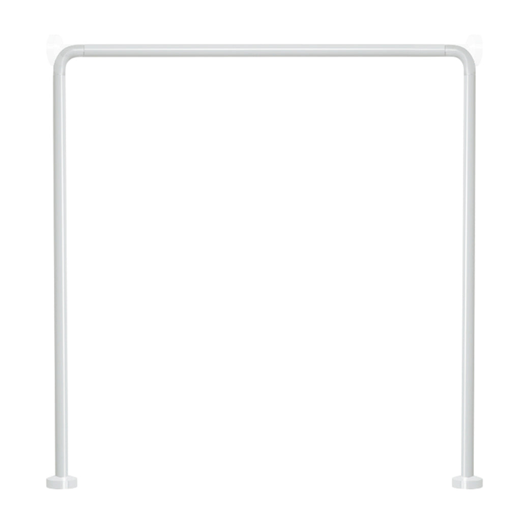 Asta doccia angolare in Alluminio 80x80x80 cm di Gedy - Bianco