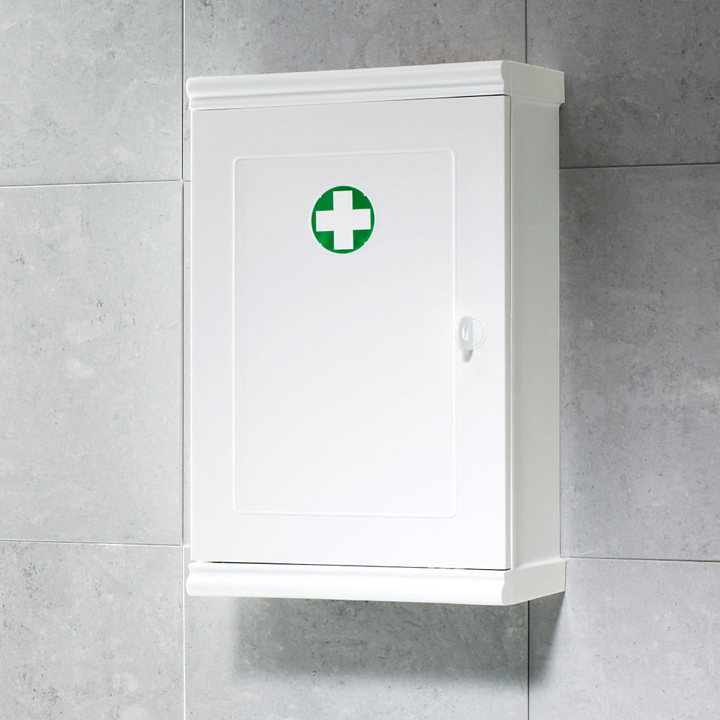 Armadietto farmacia 25x39 con chiave e 1 ripiano modello Jolly di Gedy - Bianco