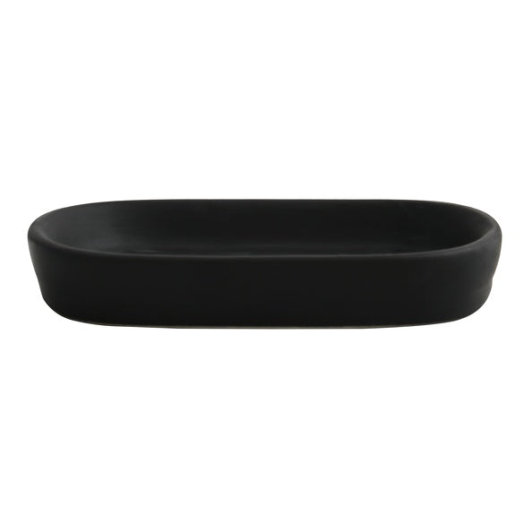 Portasapone modello Maonie in ceramica - Nero opaco