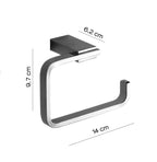 Portarotolo in Acciaio Inox di Gedy serie Kansas - Cromato