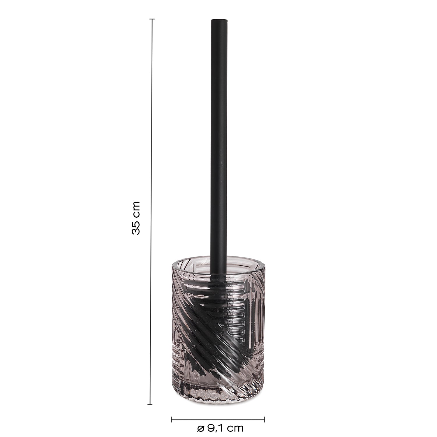 Scopino in vetro Gedy serie Corinne - Trasparente