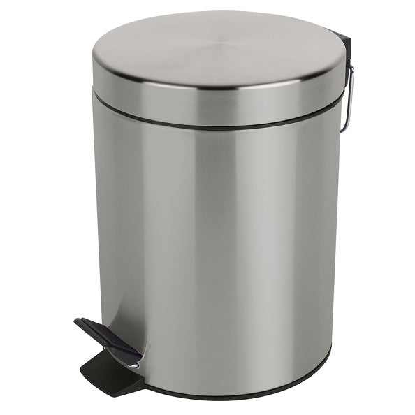 Pattumiera a pedale da 3L in Acciaio modello Sydney - Spazzolato