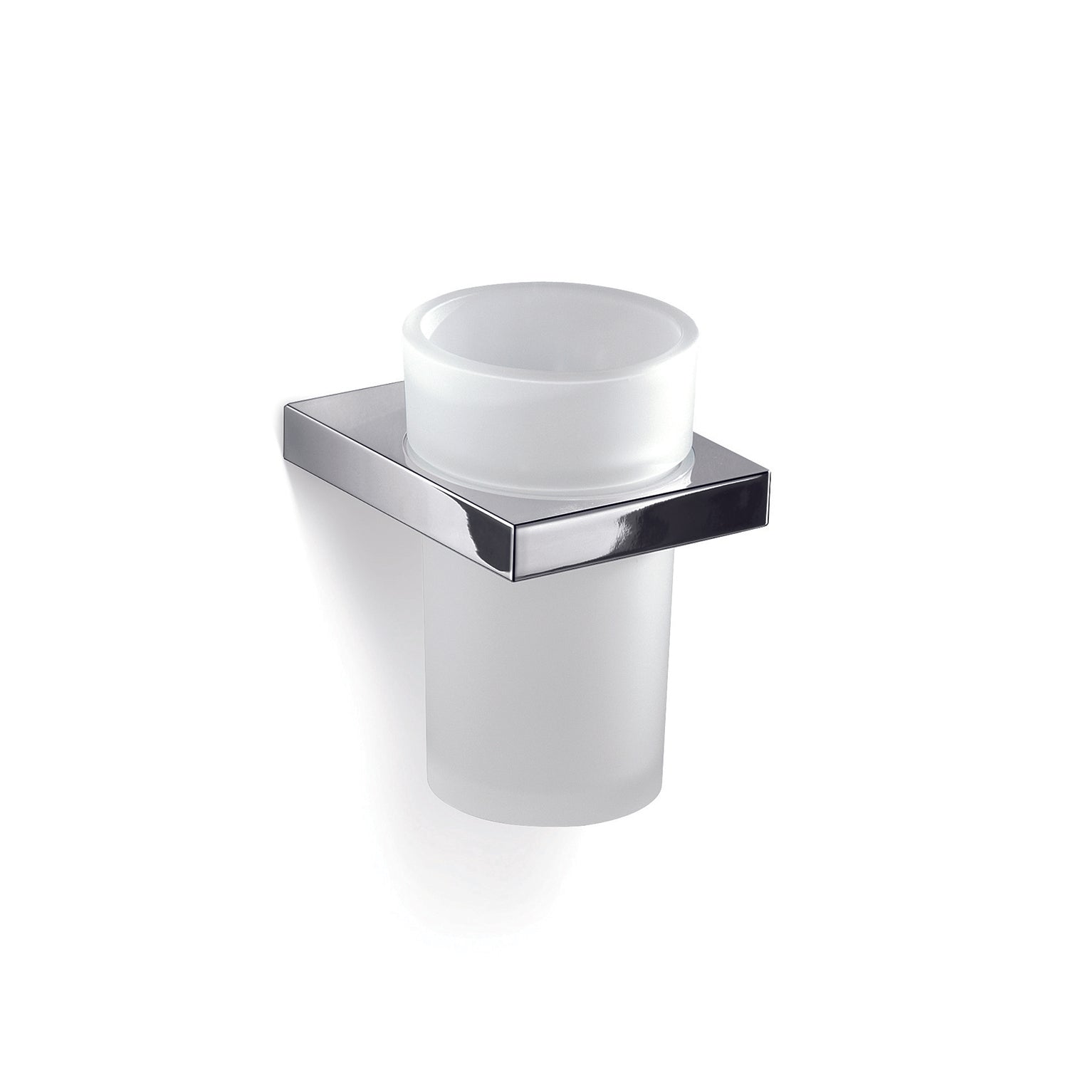 Portaspazzolini in Ottone e Cromall Gedy serie Lanzarote - Cromato