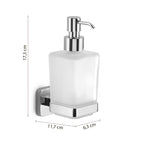 Dosasapone Gedy modello Tonga 6.3x11.7xH17.3 cm - Cromato