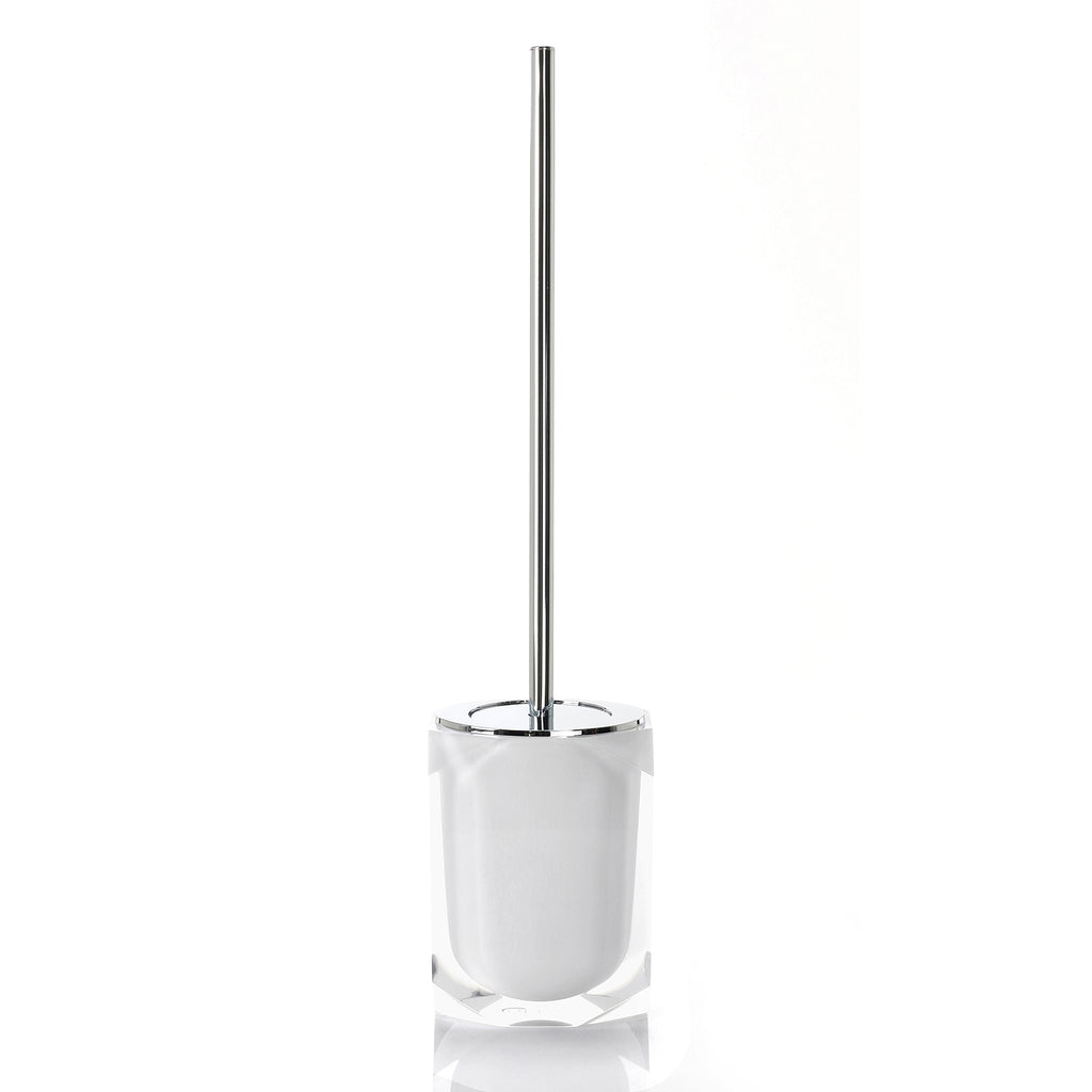 Scopino con ciuffo in setole Gedy serie Chanelle - Bianco