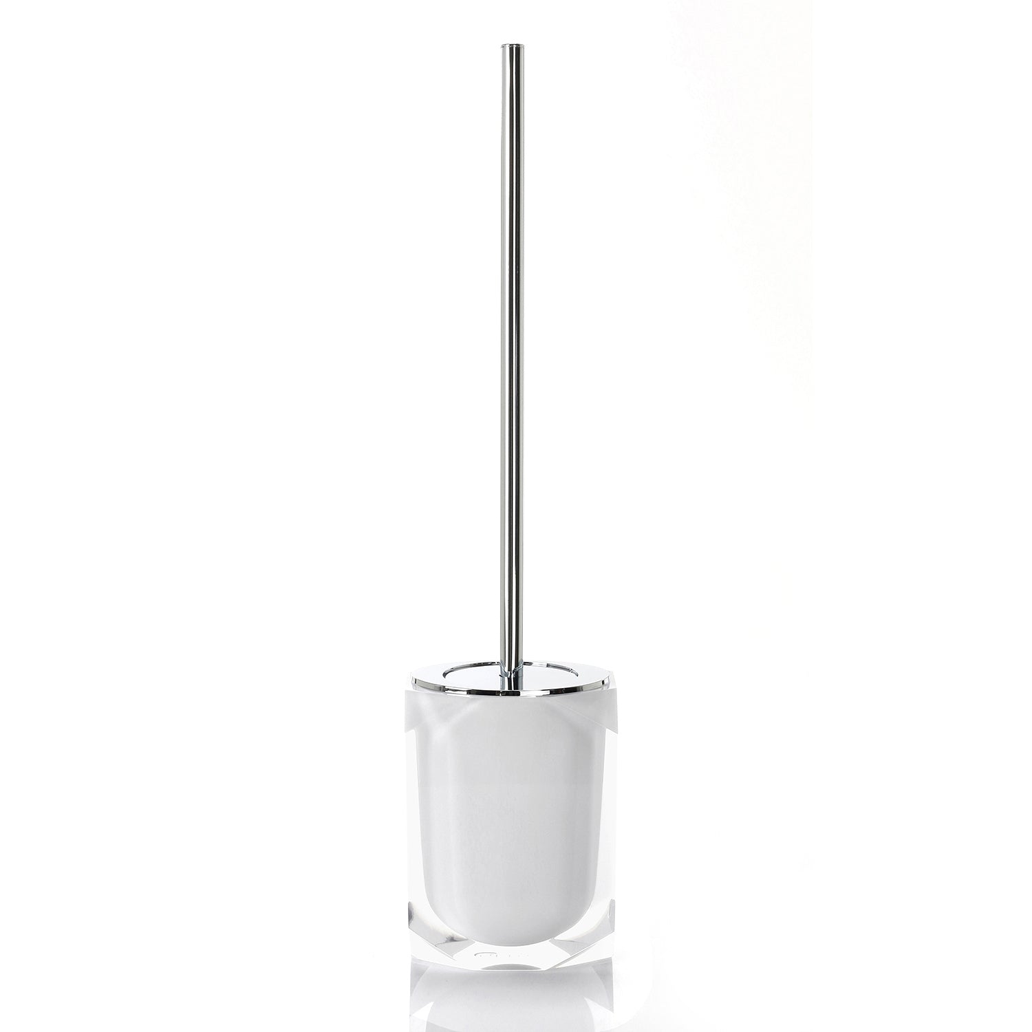 Scopino con ciuffo in setole Gedy serie Chanelle - Bianco