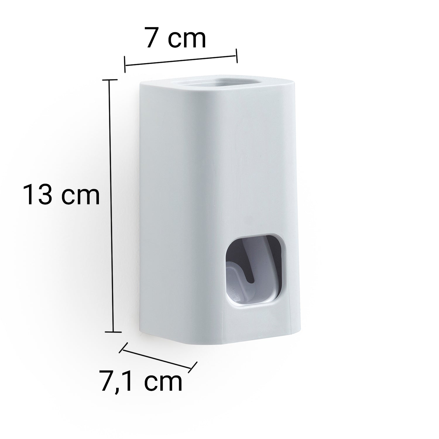 Dispenser per dentifricio a parete Gedy serie Seventy - Bianco