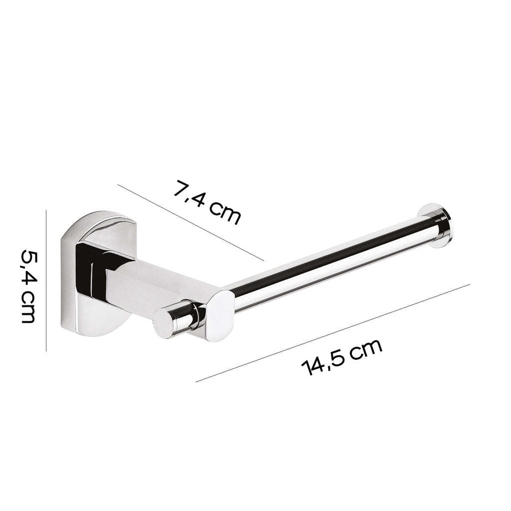 Porta carta igienica a parete di Gedy serie Edera Plus - Cromato