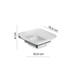 Portasapone in Acciaio Inox di Gedy serie Kansas - Cromato