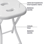 Sgabello richiudibile Gedy - Bianco
