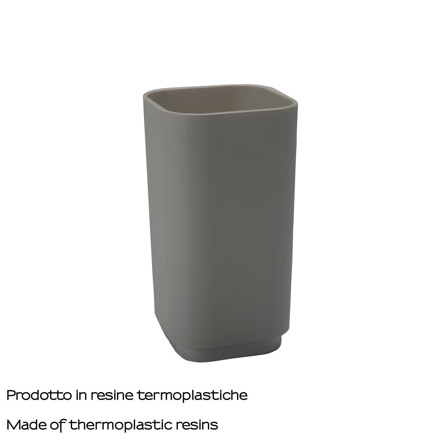 Portaspazzolini da appoggio Gedy serie Seventy - Grigio