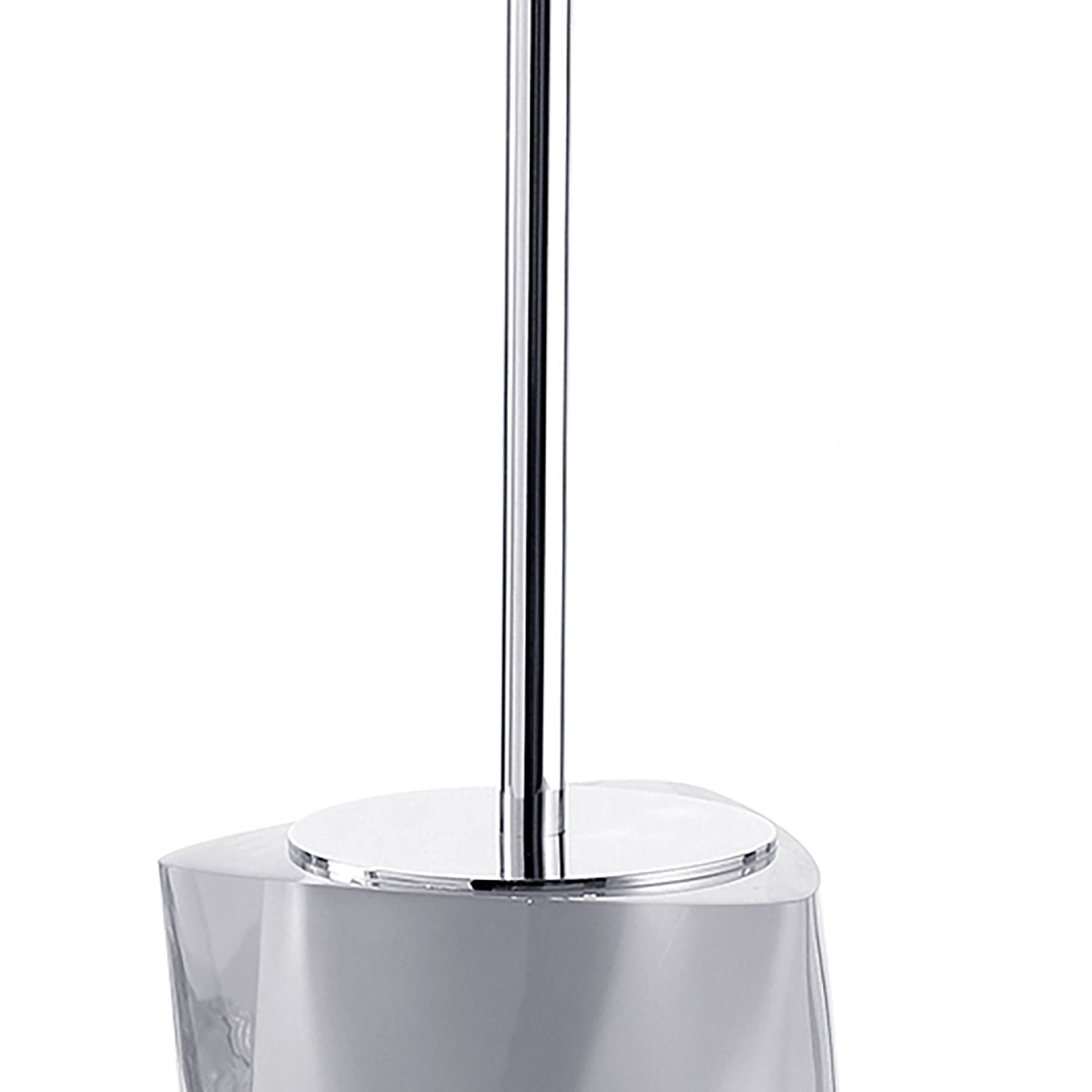 Scopino da appoggio con ciuffo in setole Gedy serie Twist - Argento