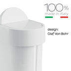 Portarifiuti da appoggio di Gedy serie Junior - Bianco