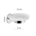 Portasapone a muro Gedy serie Gea - Cromato