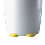 Portarifiuti 7.5 lt modello Peng di Gedy - Bianco/Nero