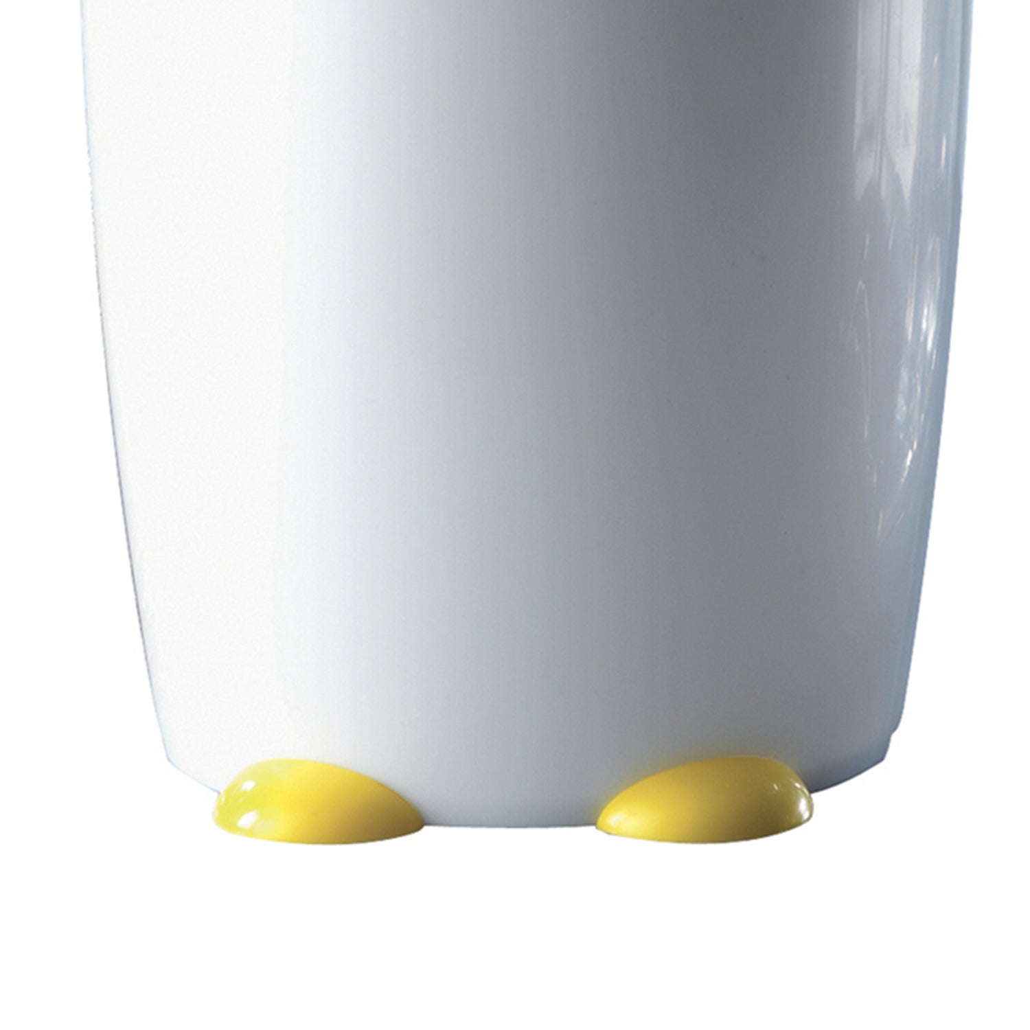 Portarifiuti 7.5 lt modello Peng di Gedy - Bianco/Nero