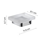 Portasapone in Ottone e Cromall Gedy serie Samoa - Cromato