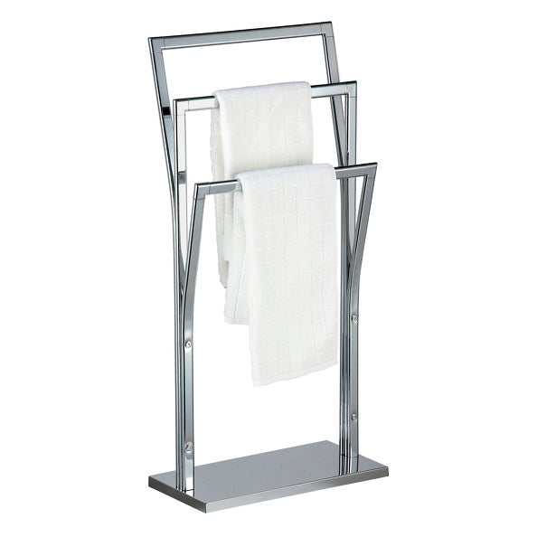 Piantana porta asciugamani modello Pili in Acciaio - Cromato