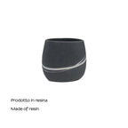 Portaspazzolini da appoggio Gedy serie Yvonne - Grigio